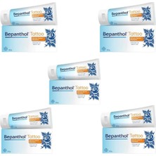 Mey İthalat Bepanthol Tattoo Dövme Bakım Merhemi, 50 Gr, 5 Adet