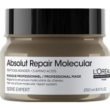 Mey İthalat L'oréal Professionnel Paris Absolut Repair Molecular Tüm Yıpranmış Saçlar Için Yoğun Onarıcı Maske 250 ml