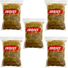Ekoset Kauçuk Paket Lastiği 120X3MM 500 Gram 5li Paket