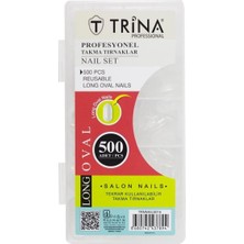 Mey İthalat Trina Takma Tırnak 500 ‘lü Kutulu (Long Oval) - 16