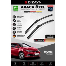 S-Dizayn Toyota Auris Ön Cam Silecek Seti 2012-2018 Premium Araca Özel 65-35 cm  A+ Kalite