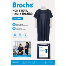 Broche Non Steril Hasta Önlüğü Kısa Kol Xxl Beden 10'lu