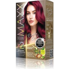 Mey İthalat Maxx Deluxe Beauty Expert Haır Color (Keratin)'li 1 Kutu (2 x 50 Ml) (Şarap Kızılı 4.65)