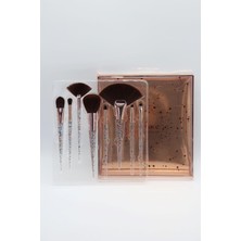 Mey İthalat Ruby Face Makyaj Fırça Seti Prof Luxry Set 8'li