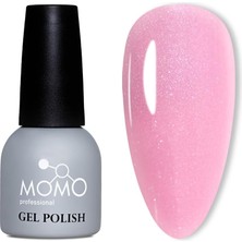 Mey İthalat Momo Professional Kalıcı Oje S007 Simli Açık Pembe 14 ml