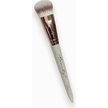 Mey İthalat Mbeauty Starbrush MB11, Fondöten Için Makyaj Fırçası, Fildişi ve Bakır% 100 Ahşap Su Geçirmez Olacak Şekilde Tasarlanmıştır, Vegan ile Süper Yumuşak Lifli Tüylü Yapı, Zulümsüz Lifler, Latina Sahibi