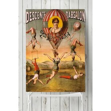 Mey İthalat Postermanya (PSTER8391) Sirk Vintage Poster (60X90CM)