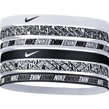 Mey İthalat Nıke ESSPR1377 Printed Headbands 6pk Unisex Beyaz Antrenman Saç Bandı N.000.2545.176.OS,ÇOK Renkli Tek Ebat