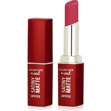 Mey İthalat Golden Rose Mood Satiny Matte Lipstick No:07 Berry Rouge - Mat Ruj