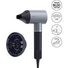 Mey İthalat Arzum AR5169 Revolution Profesyonel Iyonlu Saç Kurutma Makinesi 1600W, Bldc Motoru, Platin Gri
