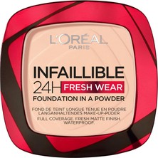 Mey İthalat L'oreal Paris Infaillible 24H Fresh Wear Pudra Fondöten 180 Rose Sand