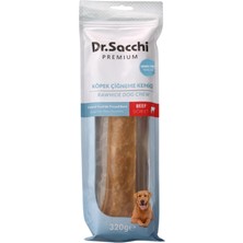 Mey İthalat Dr.sacchi Premium Sığır Etli Doğal Sığır Derisi Press Kemik Tahılsız Köpek Ödülü 12"310-330 gr 1'li