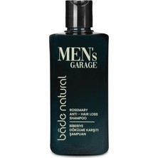 Mey İthalat Bade Natural Men's Garage Biberiye Dökülme Karşıtı Şampuan Besleyici ve Güçlendirici 300 ml
