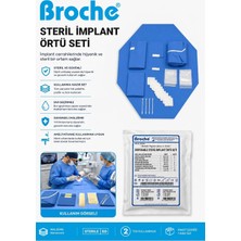 Broche Steril Implant Seti 10'lu