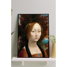Mey İthalat Postermanya (PSTER14640) Ginevrade Benci - Vinci Sanatsal Çerçeveli Tablo 21 x 30