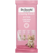 Mey İthalat Dr.sacchi Kedi Ödül Sıvı Kitten Chicken Kedi Maması 4'lü