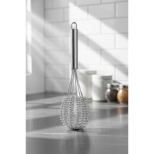 Mey İthalat Mien Metal Çırpıcı Seti Pasta Kek Çırpma Teli Tırtıklı Model