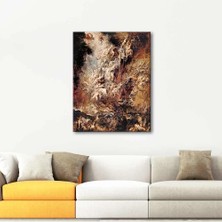 Mey İthalat Peter Paul Rubens Asi Meleklerin Düşüşü Hıqu Kanvas Tablo (46 x 60 Cm)