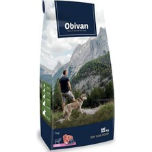 Mey İthalat Obivan Premium Yavru Köpek Maması Kuzu Etli 15 kg - Hipoalerjenik, Bağışıklık Destekleyici, Sindirimi Kolay, Yüksek Proteinli Mama