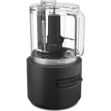 Mey İthalat Kitchenaid Go 5KFCR500BM Kablosuz Mutfak Robotu Bataryasız Siyah
