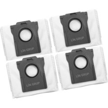 Mey İthalat Dreame L10S Pro Ultra Heat ile Uyumlu Toz Torbası, 4 Adet L10S Ultra Heat Toz