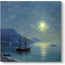 Mey İthalat Ivan Ayvazovski - Evening In Crimea Tablosu 40 x 40