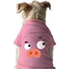 Mey İthalat Kedi ve Köpek Kıyafeti & Elbisesi Pembe Sweatshirt Vektör Domuz Xl