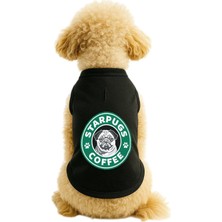 Mey İthalat Kedi ve Köpek Kıyafeti & Elbisesi Siyah Starpugs Atlet 3xl