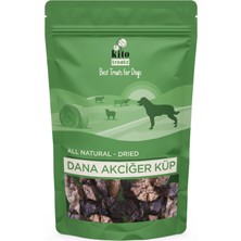 Mey İthalat Kito Dana Akciğer Küp Atıştırmalık Köpek Ödül MAMASI%100 Doğal, Glutensiz, Organik 100 gr (Dog Treat)