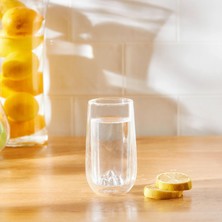 Mey İthalat Emsan Globe Çift Cidarlı Volkan Kısa Bardak, 250 Milliliters