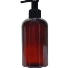 Mey İthalat Paradise 10 Adet 250 ml Amber Renk Sıvı Sabun ve Dezenfekten Pompalı Boş Pet