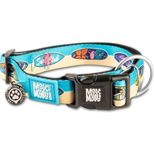Mey İthalat Max & Molly Urban Pets Original Serisi Akıllı Künyeli Köpek Boyun Tasması (M, Aloha)