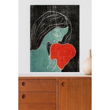 Mey İthalat Postermanya (PSTER20279) Two Heart - Edvard Munch Sanatsal Poster 40 x 60