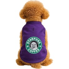 Mey İthalat Kedi ve Köpek Kıyafeti & Elbisesi Mor Starpugs Atlet 3xl