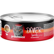 Mey İthalat Prochoice Döner Lamb, Sos Içinde Kuzu Etli Tam & Dengeli Yetişkin Kedi Maması 70 gr