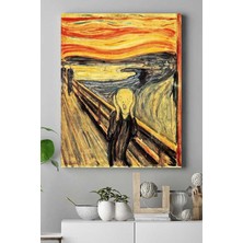Mey İthalat Postermanya (PSTER15603) Edvard Munch - Çığlık Sanatsal Kanvas Tablo 50 x 70