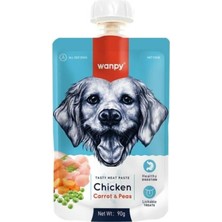 Mey İthalat Wanpy Taze Tavuklu&havuçlu Köpek Et Ezmesi 90 gr Tekli