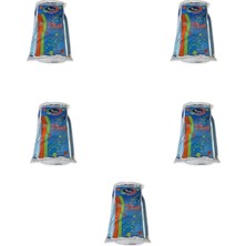 Omeyva Plastik Şeffaf Mavi Sup Kaşık - Tatlı Dondurma Kaşığı - 12.5 Cm. - 50 Adetlik 5 Paket