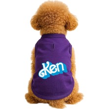 Mey İthalat Kedi ve Köpek Kıyafeti & Elbisesi Mor Ken Atlet 3xl
