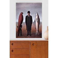Mey İthalat Postermanya (PSTER20232) The Presence Of Mind - Rene Magritte Sanatsal Poster 90 x 130