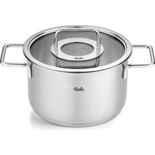 Mey İthalat Fissler Pure Collection Cam Kapak Derin Tencere 20 cm