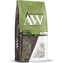 Mey İthalat Zemus Animal World Kuzu Etli Yetişkin Kedi Maması 15 kg