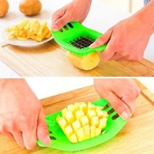 Mey İthalat Kare Dizayn Pratik Kolay Patates Dilimeme Aleti Aparatı Bıçağı
