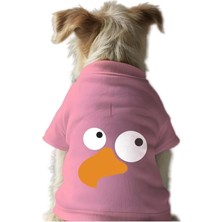 Mey İthalat Kedi ve Köpek Kıyafeti & Elbisesi Pembe Sweatshirt Vektör Kuş L