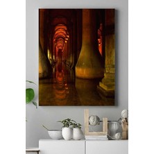 Mey İthalat Postermanya (PSTER18535) Yerebatan Sarnıcı Manzara Kanvas Tablo 2 21 x 30