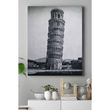 Mey İthalat Postermanya (PSTER17663) Pisa Kulesi Manzara Kanvas Tablo 21 x 30
