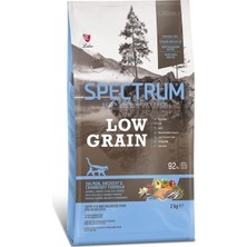 Mey İthalat Spectrum Düşük Tahıllı Somon, Hamsi ve Yaban Mersinli Yetişkin Kedi Maması 2kg