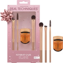 Mey İthalat Real Techniques RT-7210 Starlit Gaze Eye And Lash Limited Edition Göz ve Kirpik Makyaj Fırça Seti