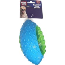 Mey İthalat Playfull Plastik Köpek Oyuncağı 6X14 cm Beyaz