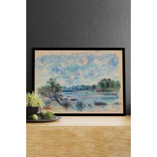 Mey İthalat Postermanya (PSTER14682) Landscape At Pont - Auguste Renoir Sanatsal Çerçeveli Tablo 40 x 50